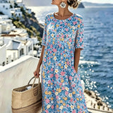 Charlotte™ - Robe midi d'été fleurie élégante