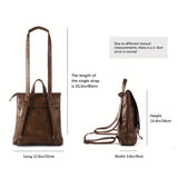 Ermelinde – Retro Multifunktionaler Rucksack