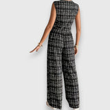 Jasmína – Set composto da top con scollo a V e pantaloni coordinati