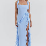 Andrea - Wunderschönes Bequemes Midi-Kleid