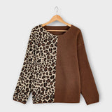Marina – Lässiger Pullover mit Leopardenmuster