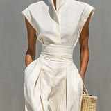 Jada | Maxi-Kleid mit Revers