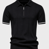 Clark | Polo in maglia con cerniera