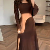 Aiah - Elegante maglia maxi-abito