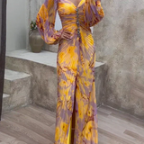 Gisselle - Robe longue col en V