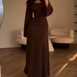 Aiah - Elegante maglia maxi-abito