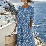 Grace™ - Elegantes Floral Sommer-Midi-Kleid