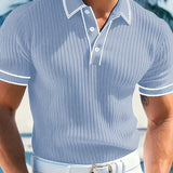 Lucian | Polo a maniche corte color block