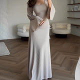 Aiah - Elegante maglia maxi-abito