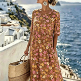 Savannah™ | Wildblumenwiese Midi-Kleid