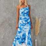 Xanthe - Faltendes Sommer-Maxikleid