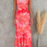 Xanthe - Faltendes Sommer-Maxikleid