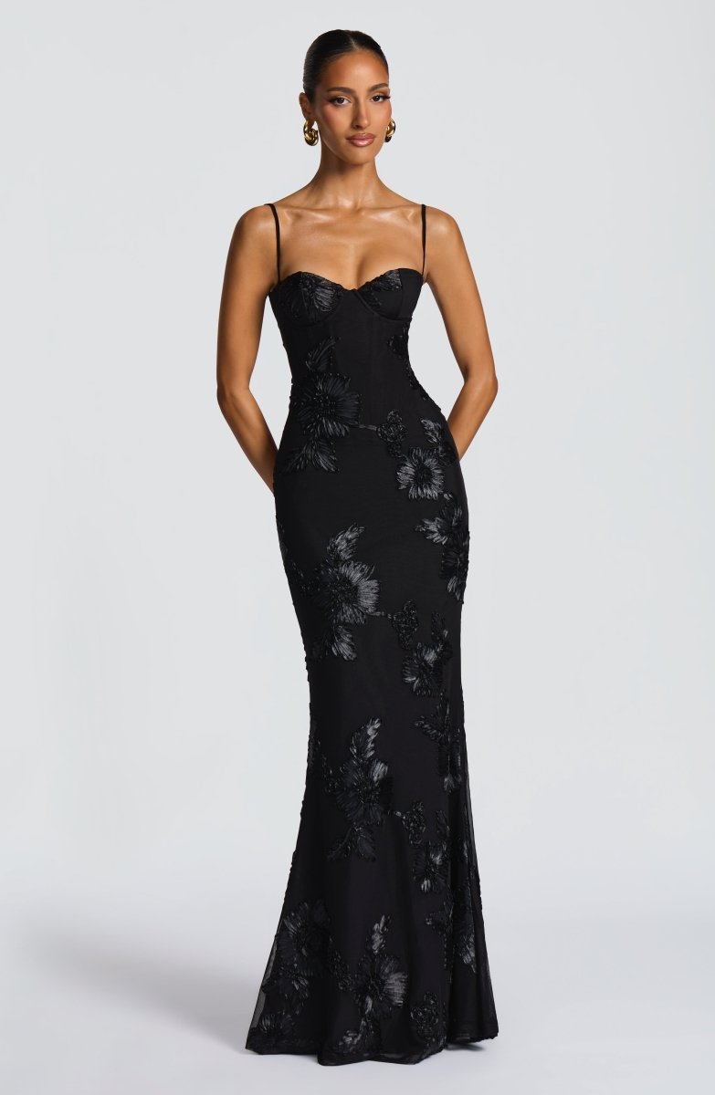 Bodycon Maxikleid mit Spitze
