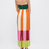 Elsa - Multicolor Maxikleid