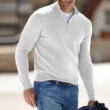 Noah | Herren Pullover mit Stehkragen und Reissverschluss