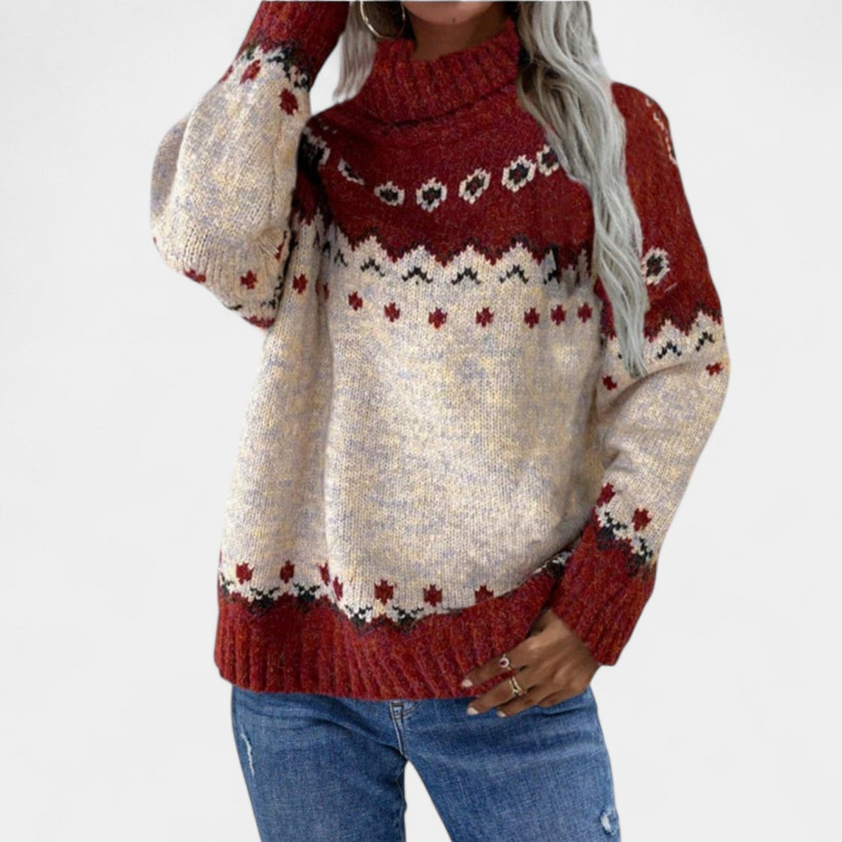 Martina – Klassischer Retro-Pullover