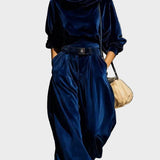 Solenne – Completo casual in velluto