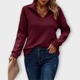 Viola – Maglia polo con zip