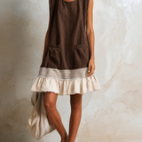 Cecile | Robe tunique à volants