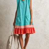 Cecile | Robe tunique à volants