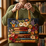 Sac à main fait main avec motif floral