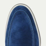 Klassischer Wildleder Loafer Berry Blue