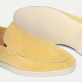Klassischer Wildleder Loafer Citrus Gelb