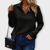 Viola – Maglia polo con zip