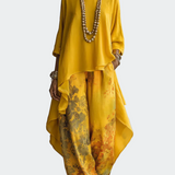 Flor - Elegantes Set mit kunstvollem Blumenmuster