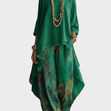 Flor - Elegantes Set mit kunstvollem Blumenmuster