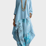 Flor - Elegantes Set mit kunstvollem Blumenmuster