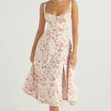 ROBE MI-LONGUE BUSTIER AURORA
