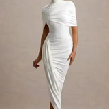 Taylor - Asymmetrisches Twisted Cape Maxikleid